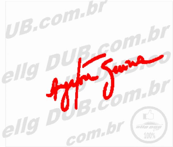 Ayrton Senna signature